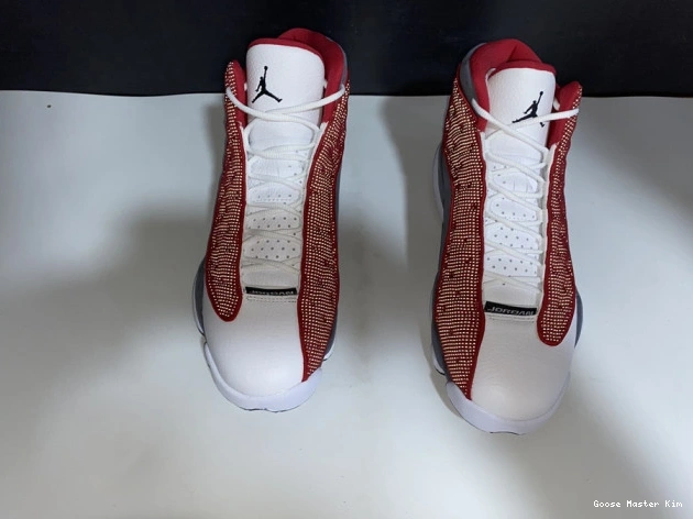 Air Jordan Red Grey Retro 13 414571-600 Gym Flint 0806